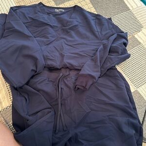 Mandala long sleeve scrub set